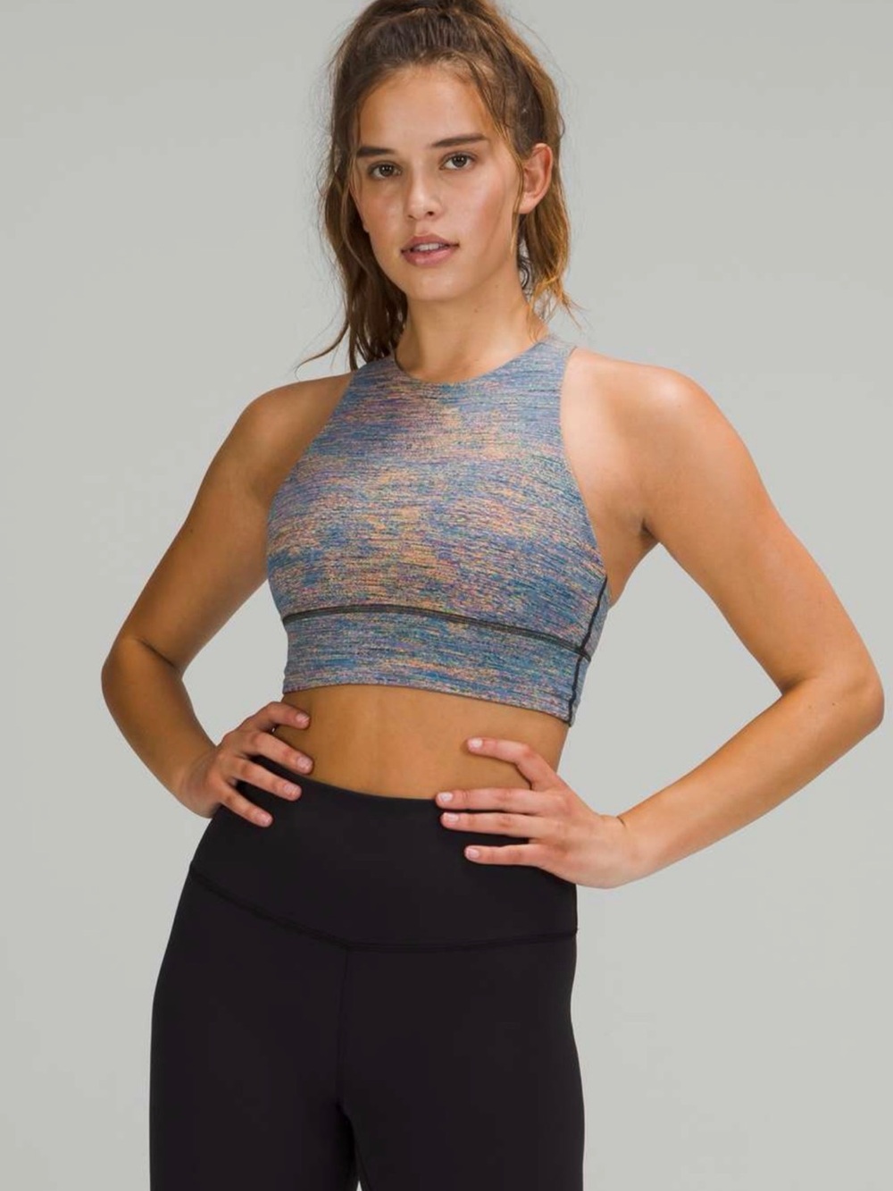 Lululemon Heather High-Neck Sports Bra